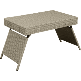 Portable Folding Wicker Table (Option: 1PCS)